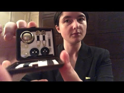 ASMR 1960s Flight Attendant RP ✈️🌎(with vintage Air France kit)