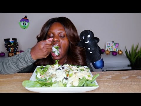 The Thing That Bothers Me About The Man I'm Dating Feta Cheese Salad ASMR Eating Sounds