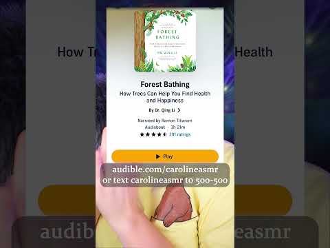 Forest Bathing by Dr. Qing Li on #Audible #asmr #relaxation 🌲🍂