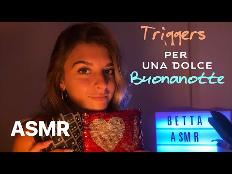 ASMR ITA|  un po’ di trigger per farti addormentare😴🌙