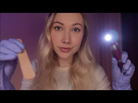 ASMR Night Nurse Takes Care of You While You're Sick | Gentle Medical Check-Up ❄️