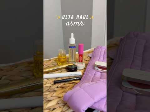 Ulta Haul ASMR 💋✨🧡 #asmr #visualtingles #ulta #haul #makeup #beauty #shorts