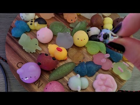ASMR Keyboard Mochi Race 🐇🐈🐙🐠🐢🐥