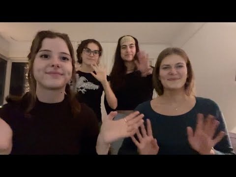 My friends try ASMR for the first time! 