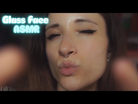 ASMR | Tocco il tuo viso di vetro con dolci baci (layered sounds, kisses)