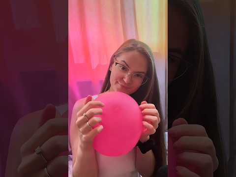 Squeezing Mini Pink Balloon #asmr #balloon #squeezie #youtubepartnerprogram