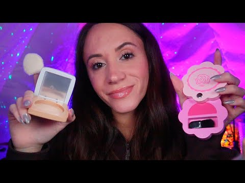 ASMR / Doing Your Wooden Makeup On Your Wooden Face
