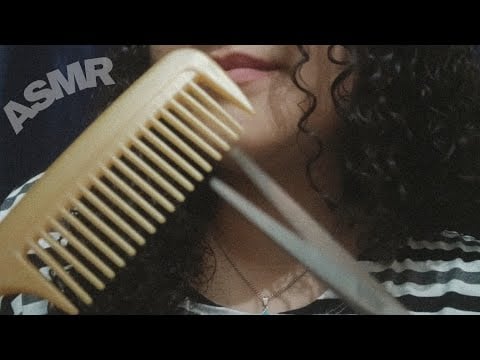ASMR Caseiro - Cortando seu cabelo 💇‍♀️ ✂️