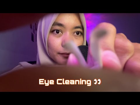 ASMR Eye Cleaning without Light — Best Visual Trigger for Sleep 💤