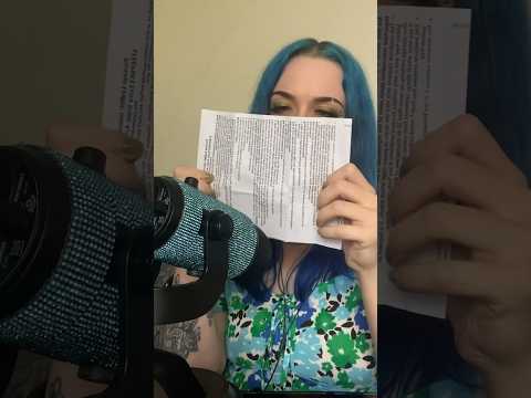 ASMR paper sounds, with tapping, scratching & paper crinkles #asmr