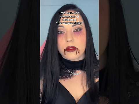 Per il mio compleanno Make-up Ispirato a The Vampire Diaries🎂🧛‍♀️ #thevampirediaries #vampiregirl