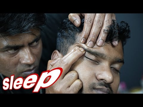 Very Fast Head Scratching And Tapping Massage ASMR | Crunchy Neck Cracking Massage For Deep Sleep