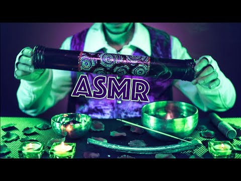 ASMR Tibetan Singing Bowls w/ Rainstick for SLEEP INDUCING 🎧No Talking