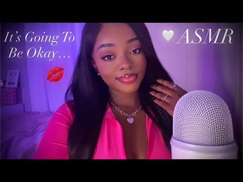 ASMR | It’s Going To Be Okay 🤍 Clicky Breathy Whispers + Word Repitition & Kisses 💕