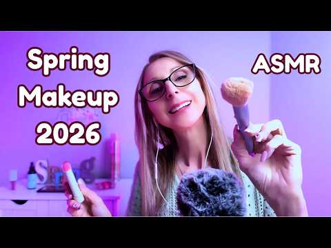 ASMR Doing Your Makeup 🌸 Spring 2026 Whispered Relaxing Makeup Application