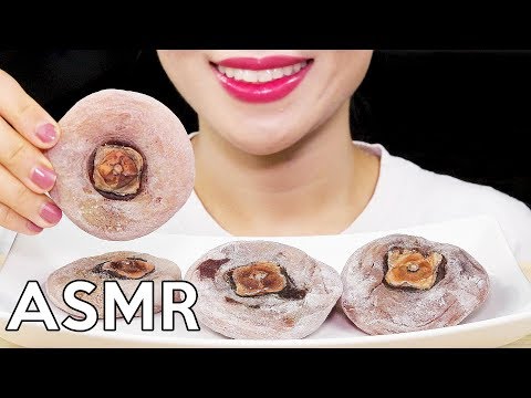 ASMR Dried Persimmons Eating Sounds | 곶감 리얼사운드 먹방 | *GOOEY* | MINEE EATS