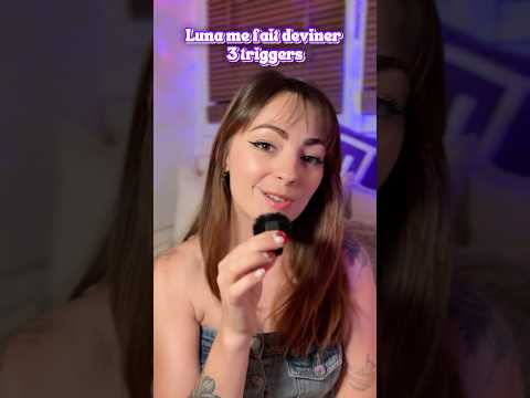 Je devine les Triggers de ma sœur 👧 #asmr #triggersforsleep #relax