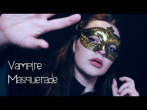 ASMR Meeting a Victorian Lady at the Vampire Masquerade || Face Touching and Candles [Binaural],