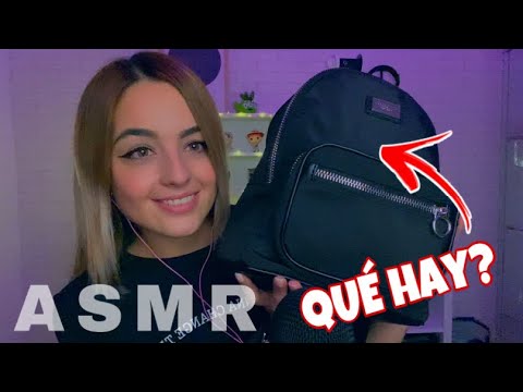 ASMR en Español | QUÉ HAY EN MI BOLSO ? 😲 | Asmr Para Dormir