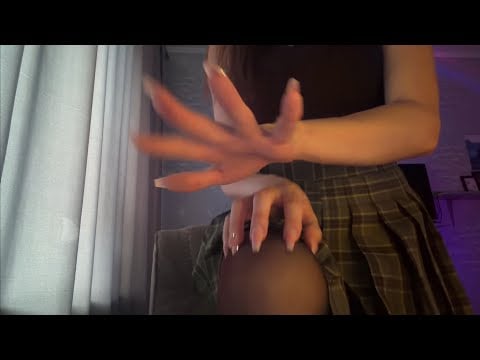 👗Быстрый ASMR скретчинг по юбке,колготкам, туфлям / asmr fabric scratching 