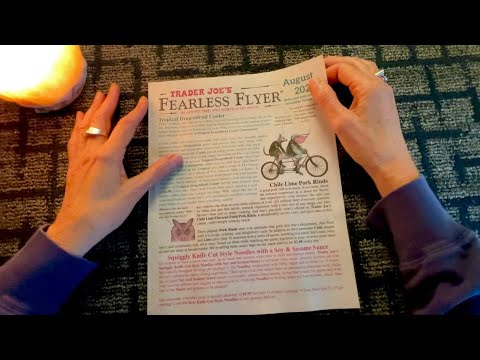 Soft-Spoken ASMR — Trader Joe’s August 2025 Fearless Flyer