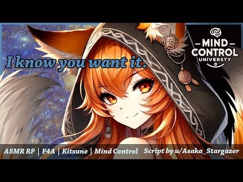 Mind controlling Fox Girl roommate has you as her pet [F4A] [Kitsune] [Hypnosis]