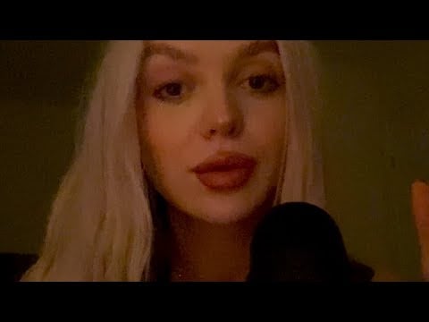 Asmr ramble with mouth sounds