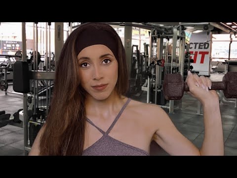 ASMR FITNESS GIRL ASKS YOU OUT | Soft Spoken, Heavy Breathing, Tapping...