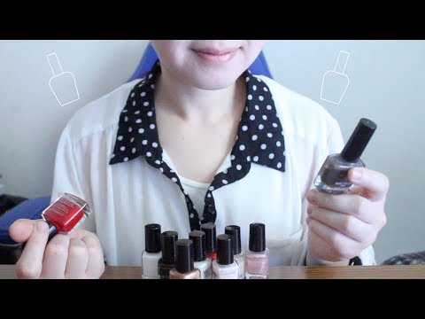 ASMR Painting Your Nail (Nail Salon ROLEPLAY)