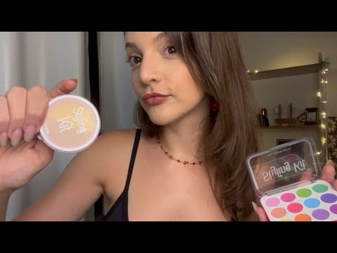 ASMR MAKE FAKE | Te maquiando até você dormir 💤 💄