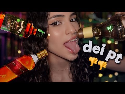 ASMR ATÉ EU FICAR BÊBADA 🥴