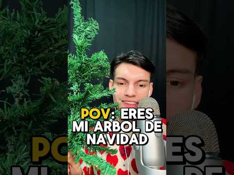 POV: ERES MI ÁRBOL DE NAVIDAD #asmr #shorts #asmrvideo #pov #comedia