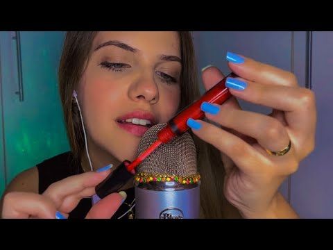 ASMR Estalinhos + Gloss | Sons molhados!