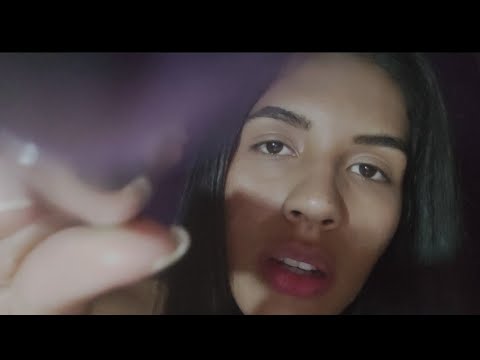 [ASMR CASEIRINHO] TAPPING NA LENTE, PINCEL NA TELA E SONS DE BOCA 👄
