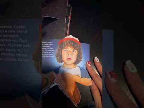 Libro de Stranger Things #strangerthings #asmr