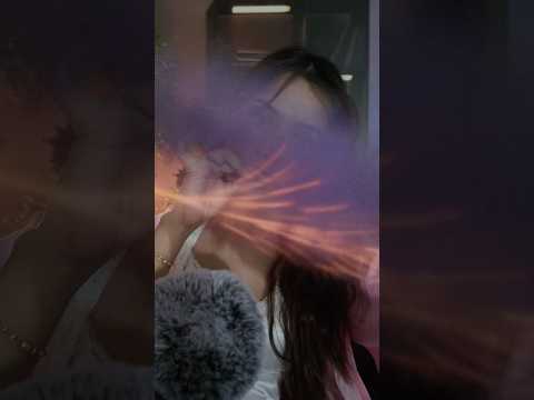 Eye lash brushing .. #spoolie ASMR