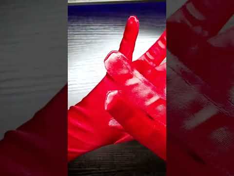 Red Satin Gloves ASMR #asmrlikeasandbox #relax #triggersforsleep