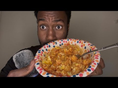 ASMR Eating A 55g Protein Breakfast🍳 