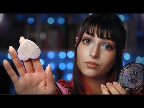 ASMR | Popular Girl Does Your Makeup (Gum Chewing, Personal Attention)