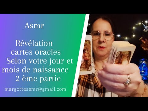 Asmr Français, Révélation cartes oracles, Selon votre jour et mois de naissance. 2ème partie