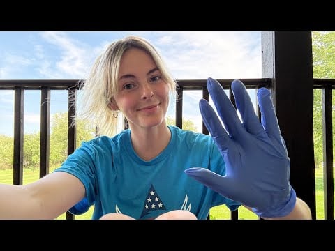 ASMR | LOFI Cranial Nerve Exam Outside 