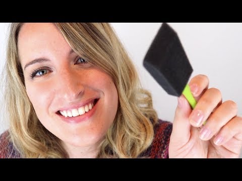 Foam brushing to help you unwind | ASMR