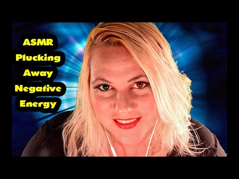 [ASMR] Plucking away Negative Energy - Whispers, hand movements and hand sounds