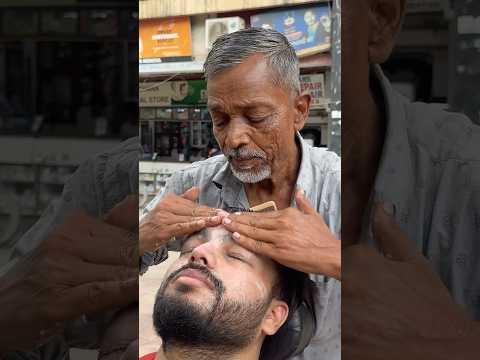 $1 Face Cleaning #asmr #barbermassage #barbershop #relaxing #satisfying