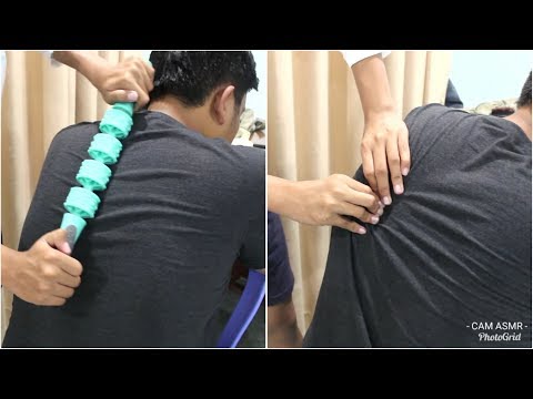 ASMR Relaxing Tools Neck and Back Massage Sound - Part 2 (Full)