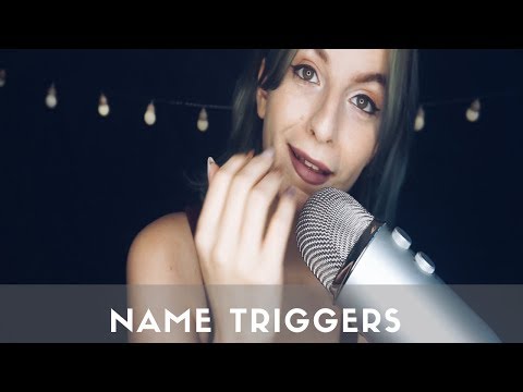 ASMR 💤 Name trigger 🗣 Whispering your name ❤ 1.5K subs celebration 🎉