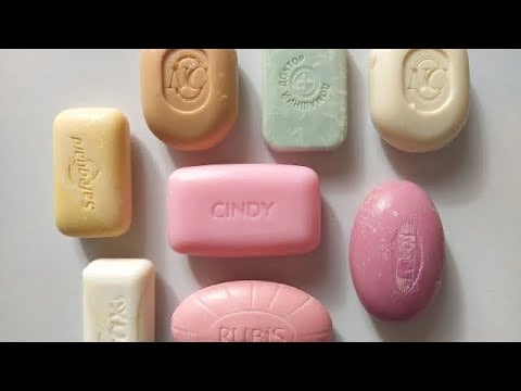 Dry Soap carving ASMR\ relaxing sounds\ No talking. Satisfying ASMR video\ Cutting soap