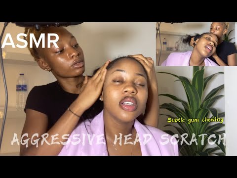 ASMR💫AGGRESSIVE HEAD SCRATCH 