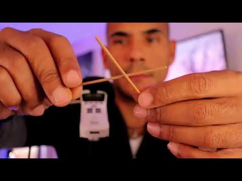 ASMR Fast vs Slow Plucking Negative Energy + Positive Healing Energy