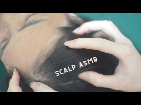 ASMR Real Person Head Scratching, Tingly Hair Combing And Hair Parting For Stress Relief